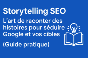 Bannière de l'article de blog sur le storytelling SEO